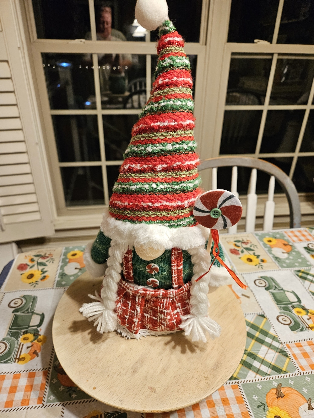 Festive Red & Green Holiday Gnome Décor